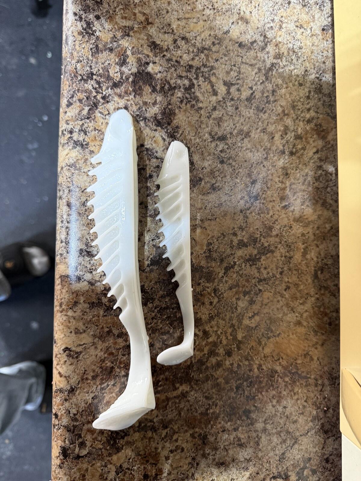 8" Ribbed Swim Bait